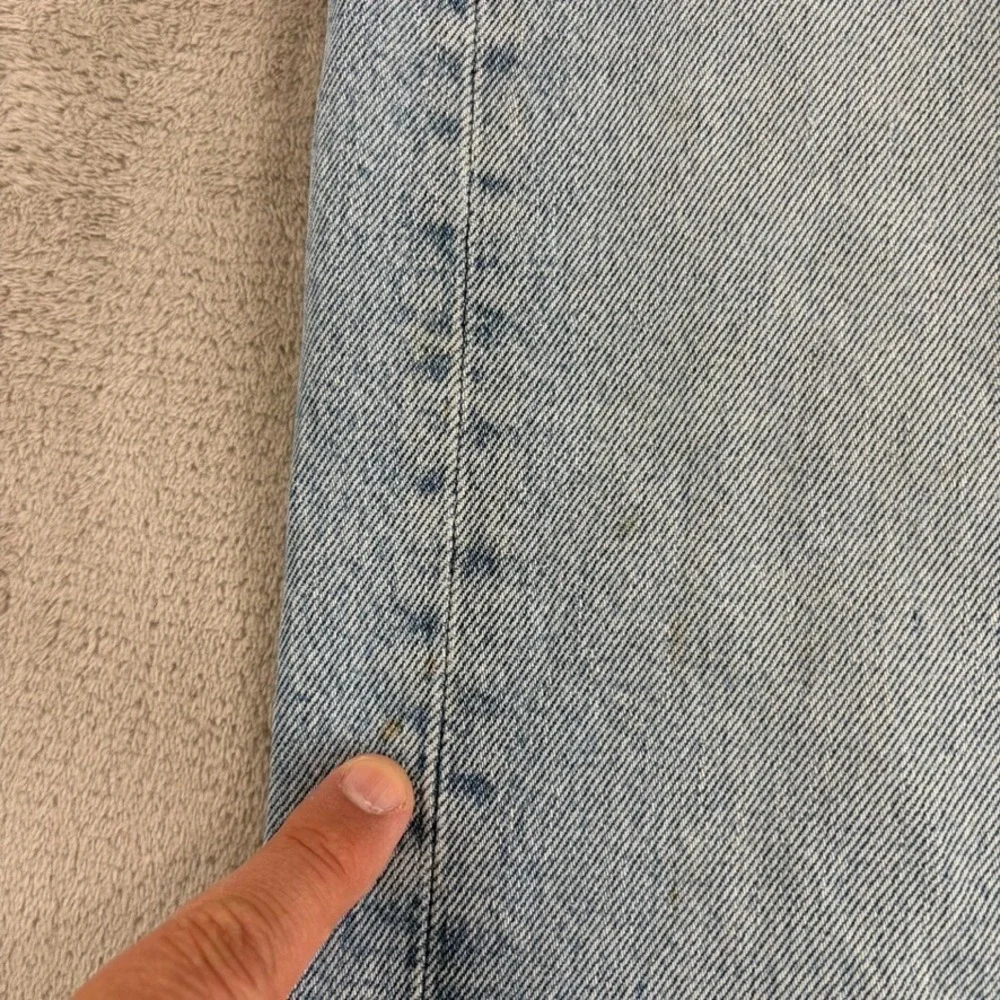 Vintage Levi's 501 Button Fly Denim Jeans Men 34x29.5 (Tag 36x30) Blue Fade Wash